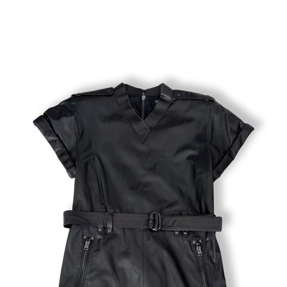 Tom Ford black lamb leather dress size 42 - Picture 2 of 10